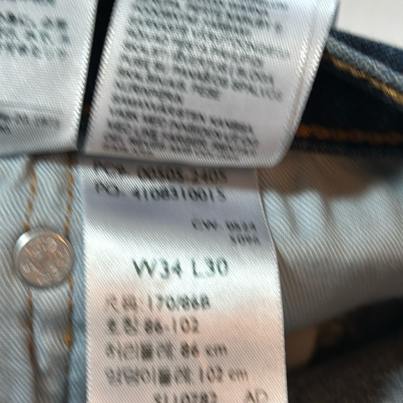 NWT 505 Levi’s Relaxed Jean 34x30 - Picture 7 of 11